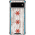 Chicago Flag Dark Wood Google Pixel 6 Clear Case